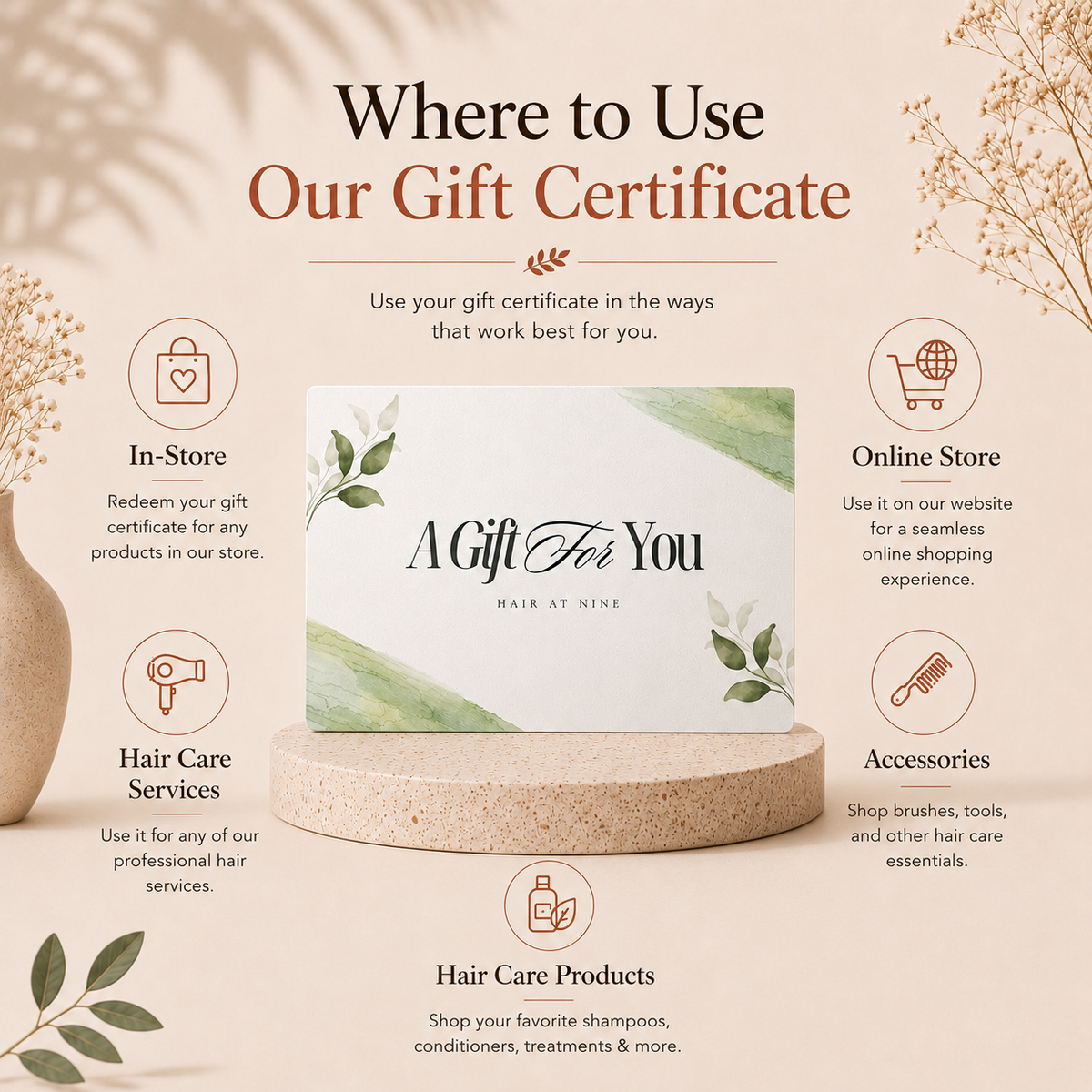 Hair At Nine Gift Card