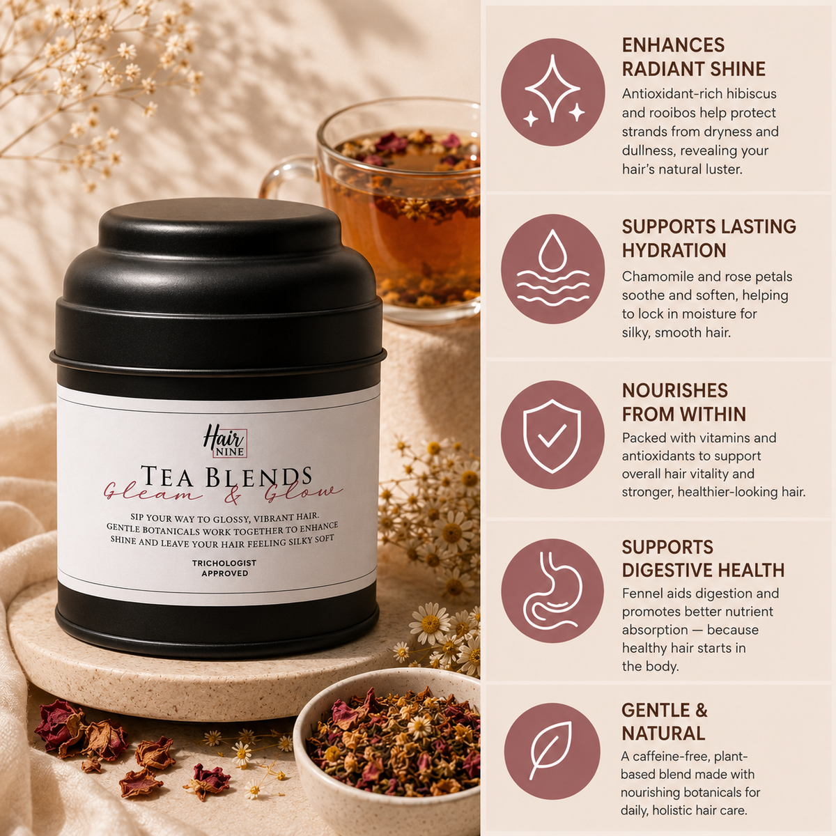 Gleam and Glow Tea Blends