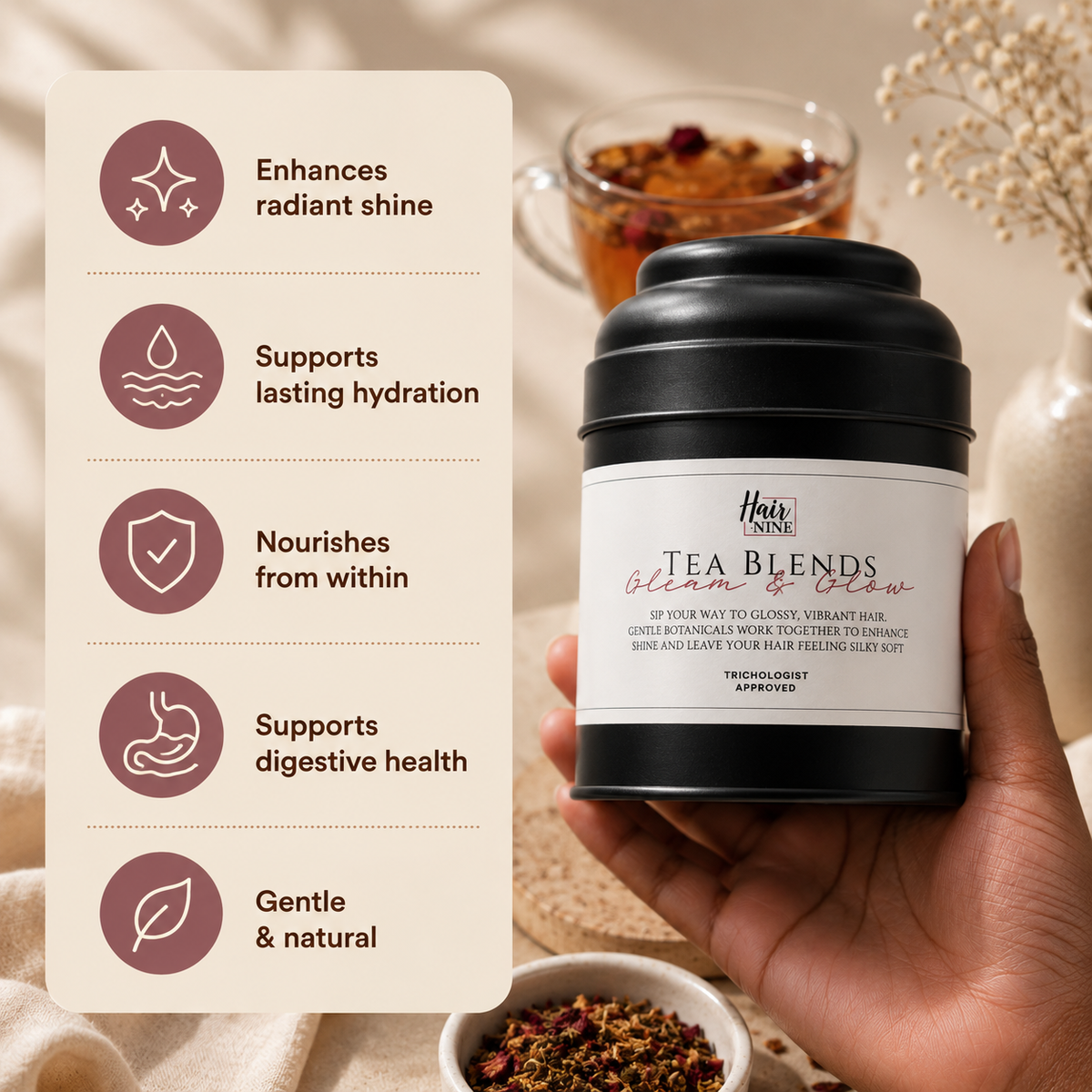 Gleam and Glow Tea Blends