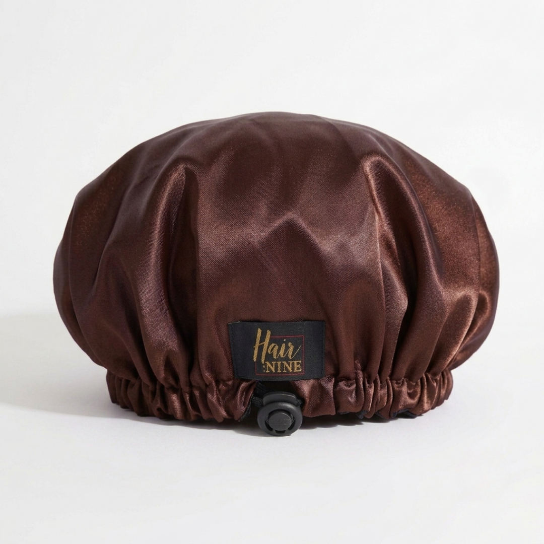Double-layered Satin Bonnet w/ adjustable band