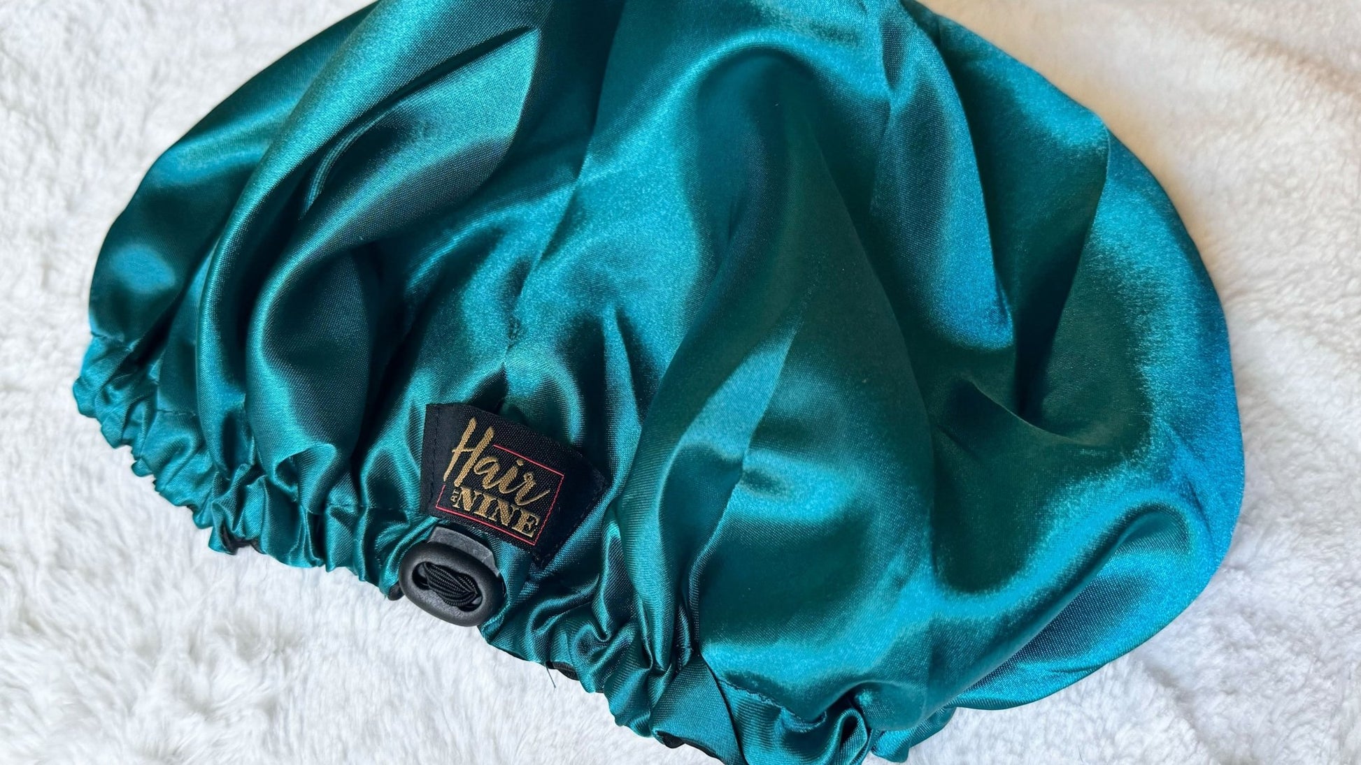 Double - layered Satin Bonnet w/ adjustable band - Hair At Nine