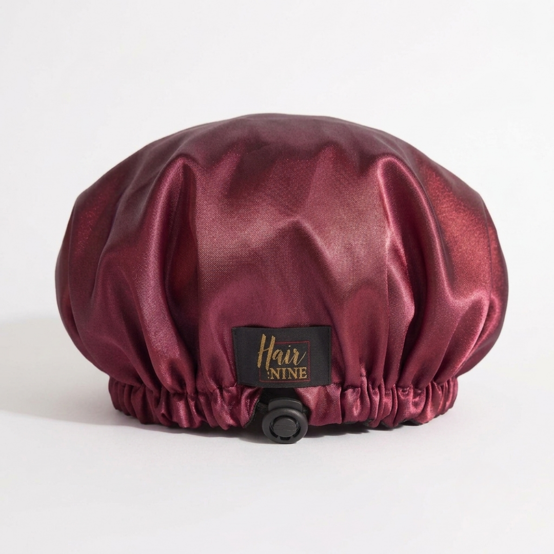 Double-layered Satin Bonnet w/ adjustable band