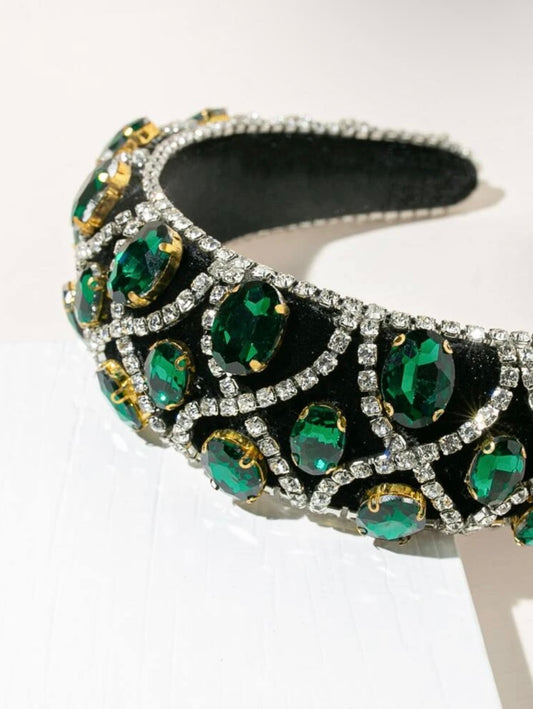Emerald Jeweled headband