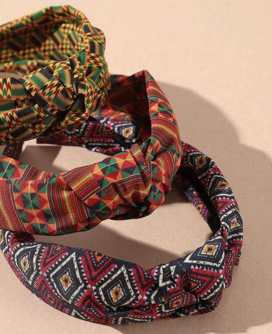 African cloth headbands