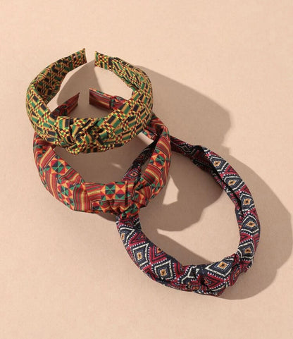 African cloth headbands