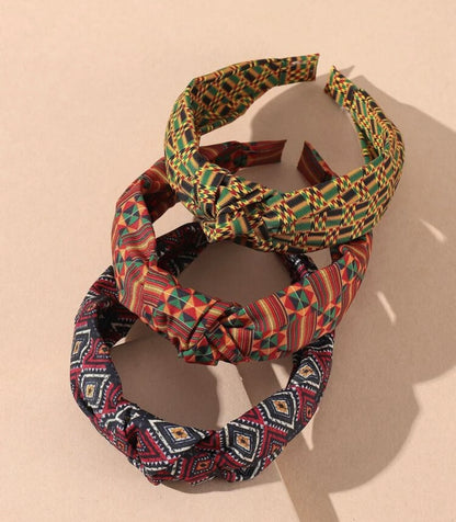 African cloth headbands